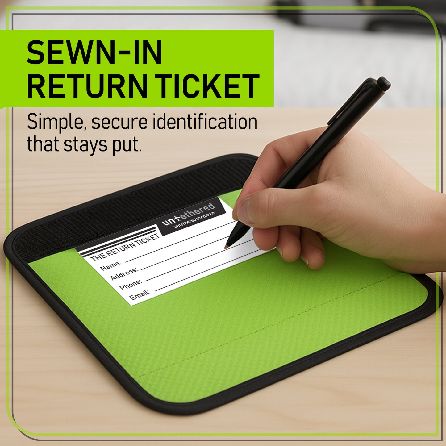 4-Pack Green Padded Luggage Handle Wraps