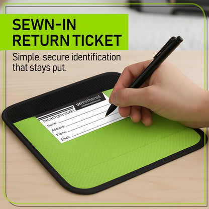 4-Pack Green Padded Luggage Handle Wraps